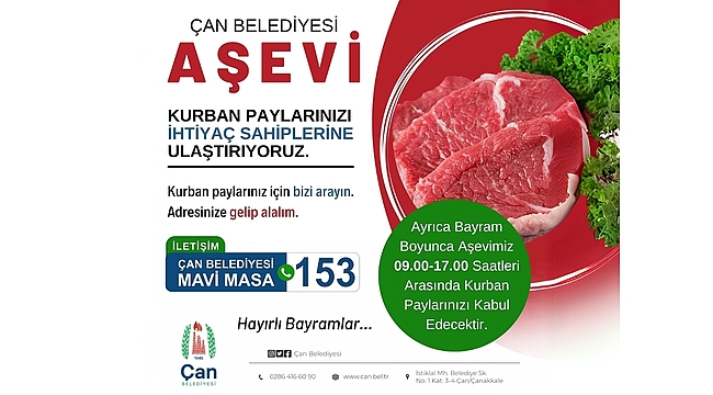 ÇAN BELEDİYESİNDEN ÖRNEK DAVRANIŞ